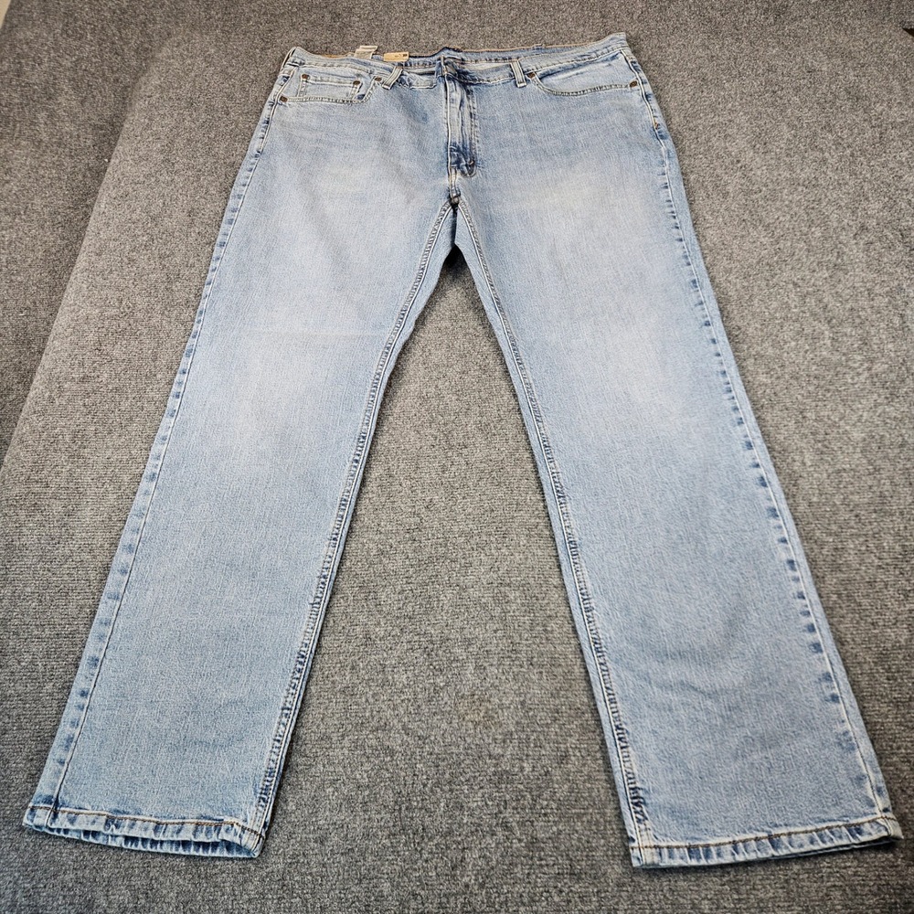 Levis 541 Athletic Taper Light Wash Denim Jeans Mens 46x34 18757-0140
